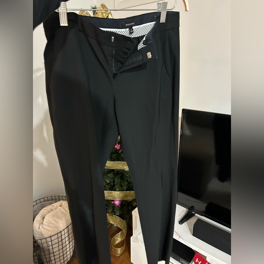 Black Logan pant banana republic